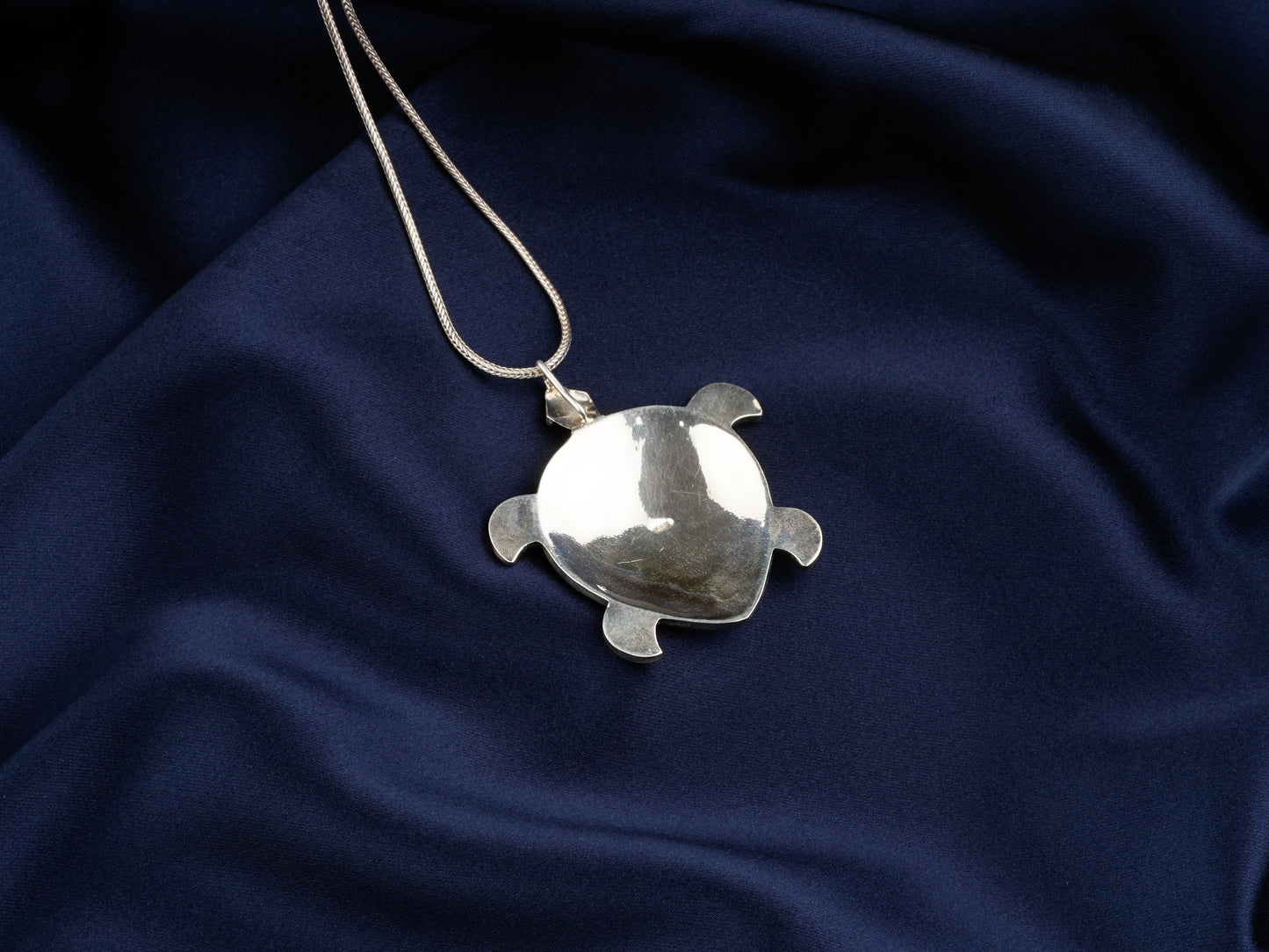 Red MOP And Silver Pendant