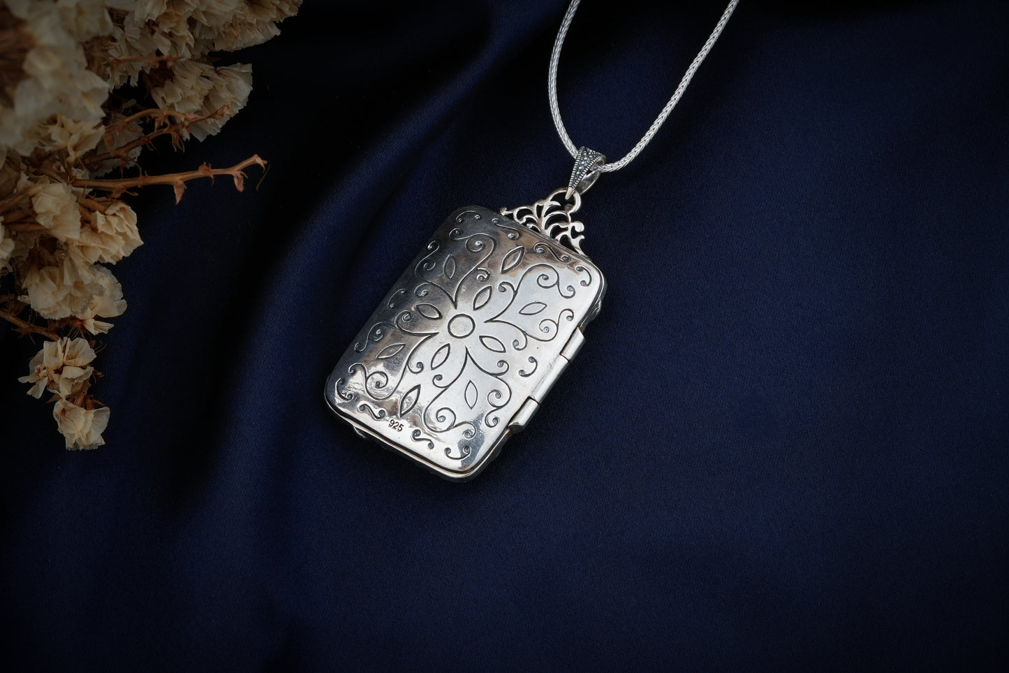 Abalone Silver Artistic Men Pendant