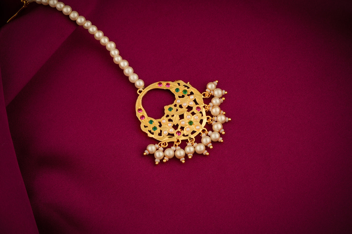 Chand Purani Dilli Maang Tikka(Gold Plated)