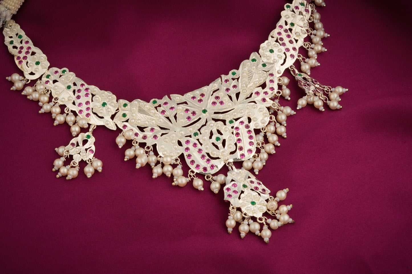 Seher Purani Dilli Silver Necklace Set