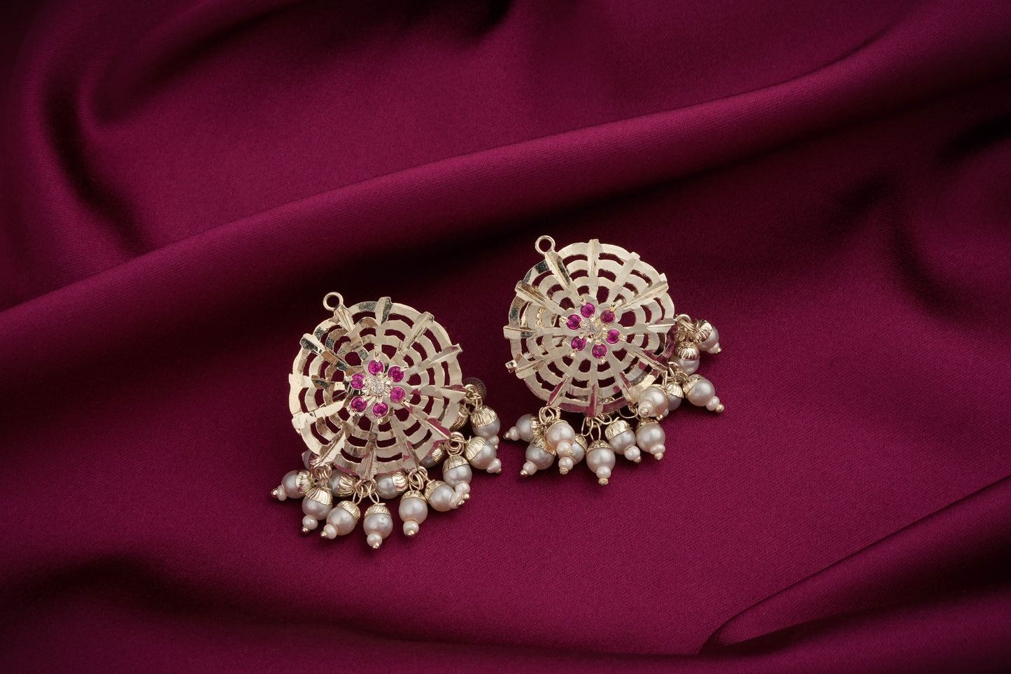 Huma Purani Dilli Silver Necklace Set