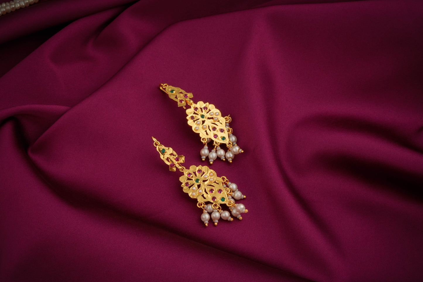 Laila Purani Dilli Gold Plated Silver Necklace Set