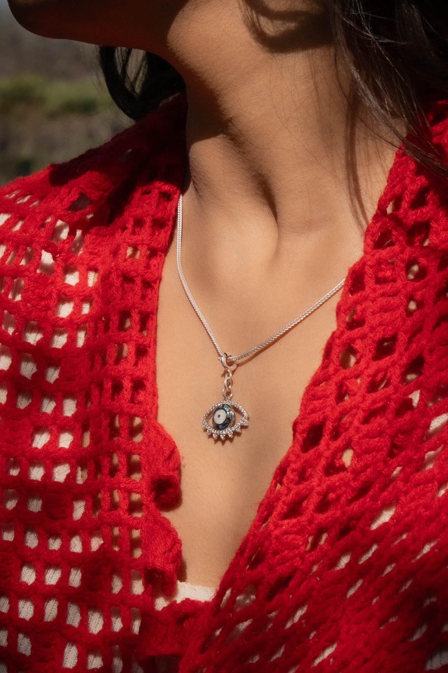 Silver Sacred Eye Silver Pendant