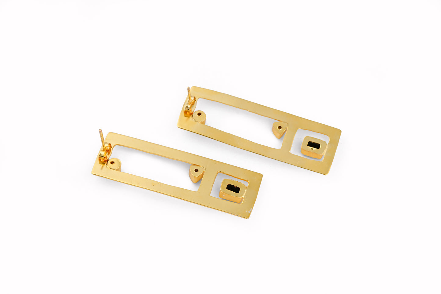 Modern Vibes Gold-Plated Earrings