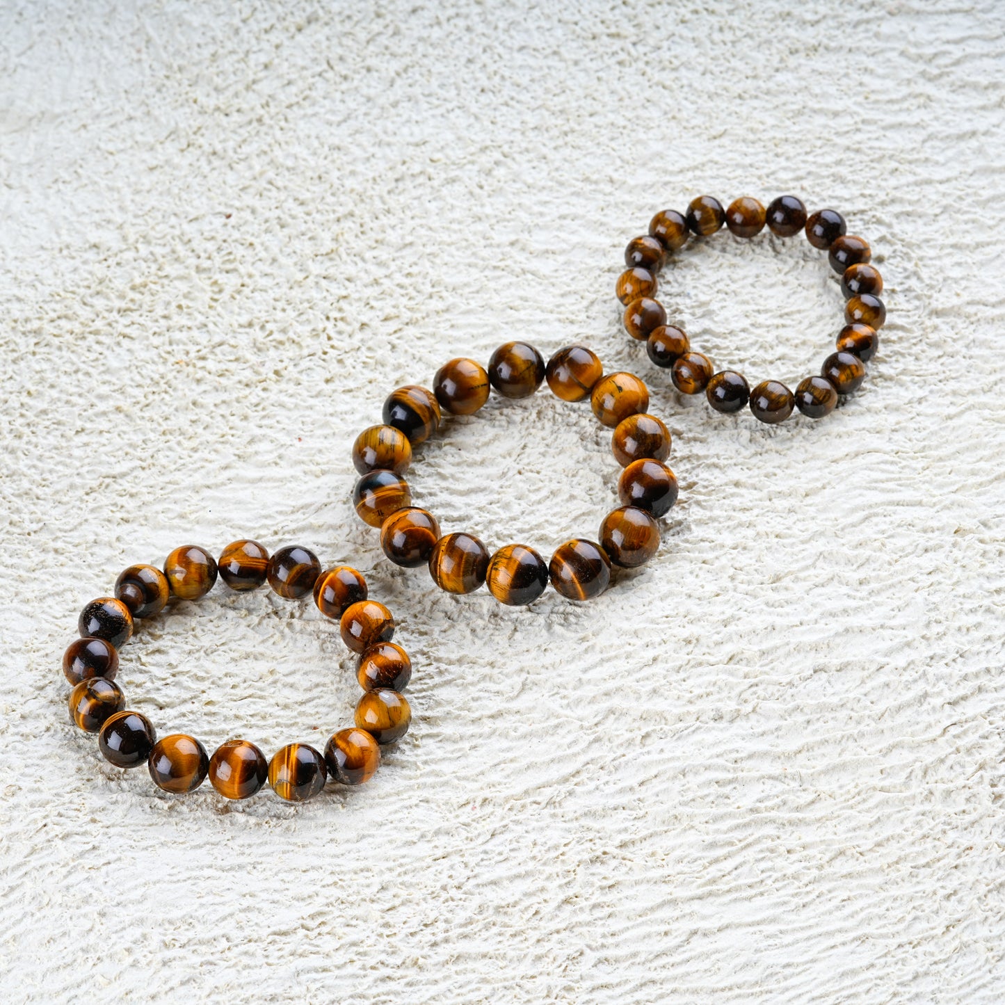 Tiger Stone Natural Gemstone Bracelet(14mm)
