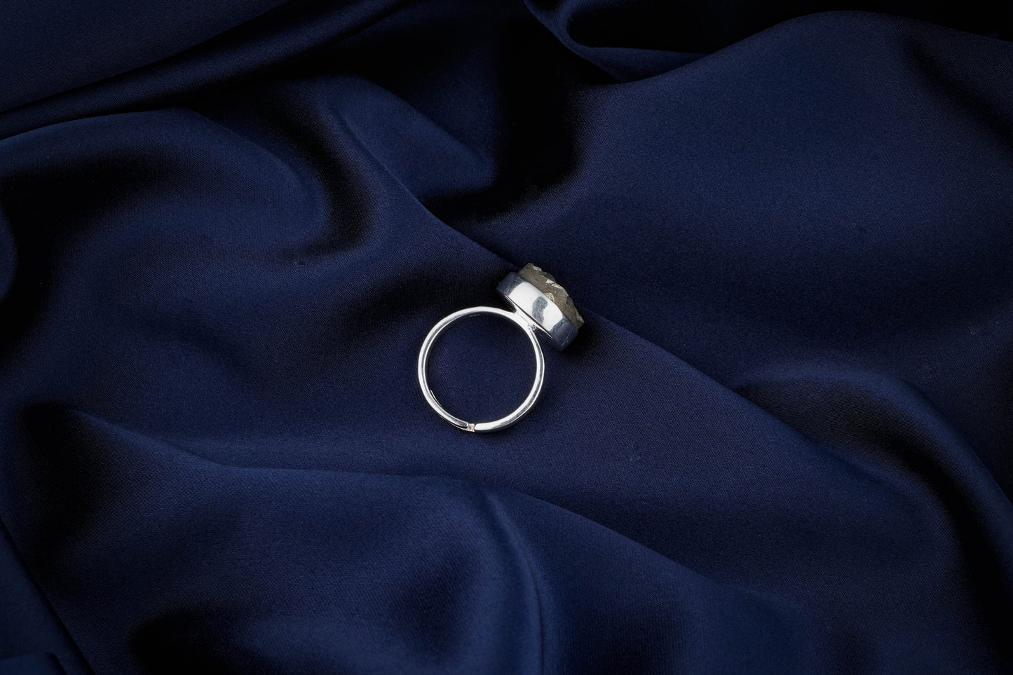 Silver Pyrite Ring