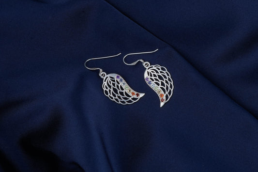 Fairy Wings Chakra Earrings