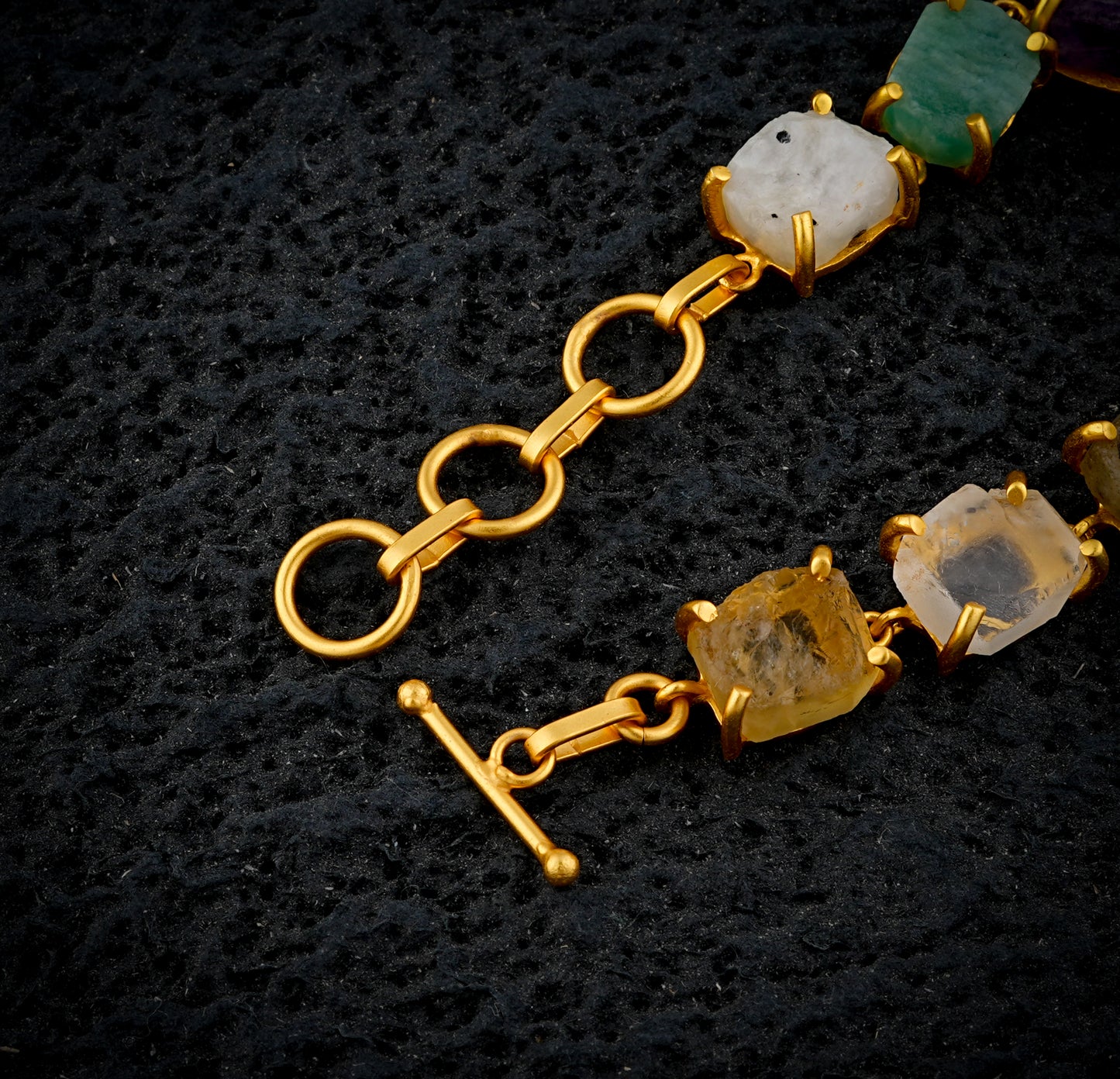 Uncut Multistone Bracelet