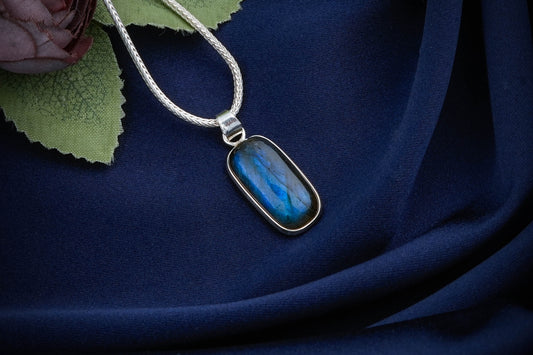 Rectangular Semiprecious Stone Pendants