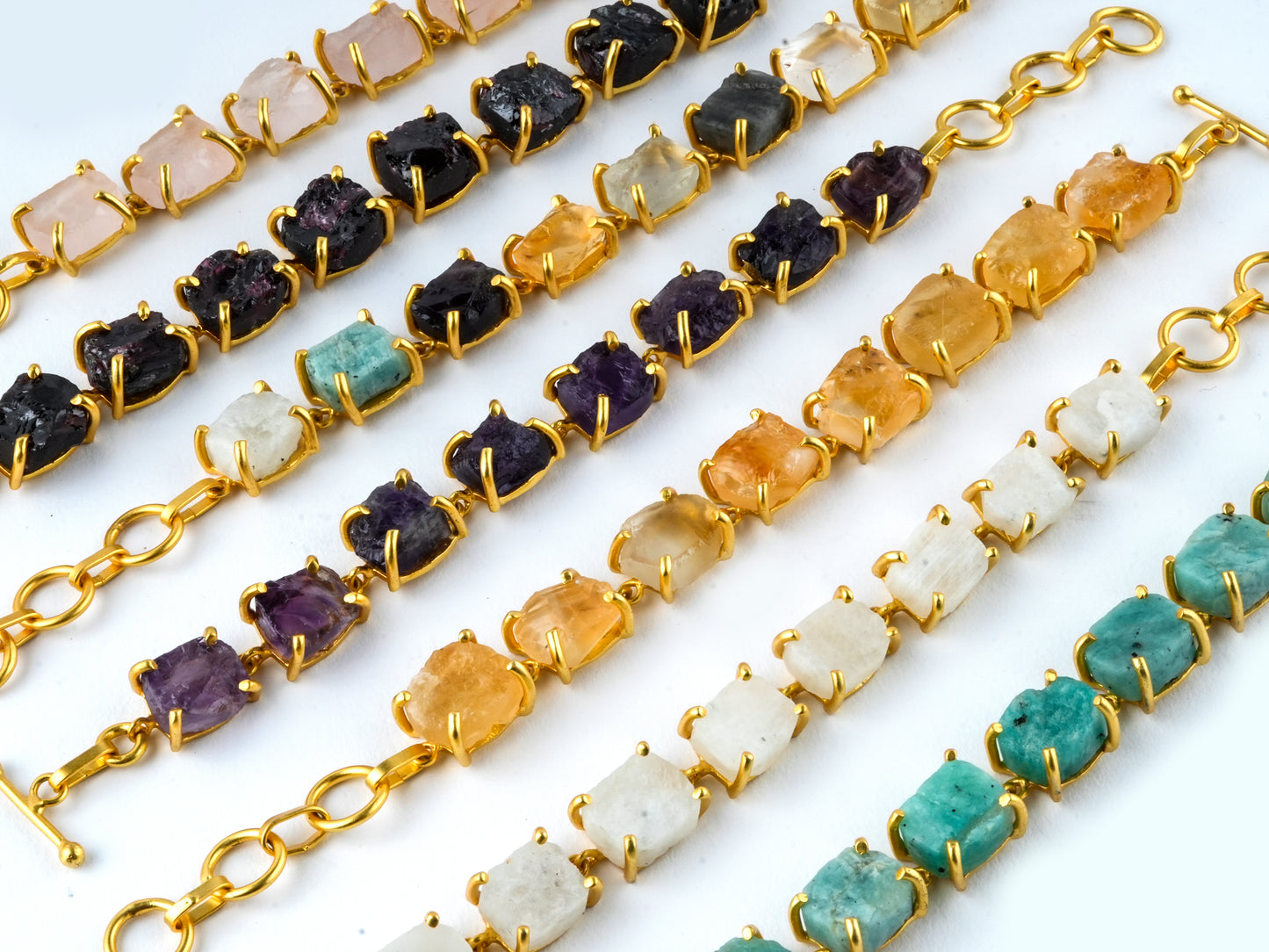 Uncut Amazonite Bracelet