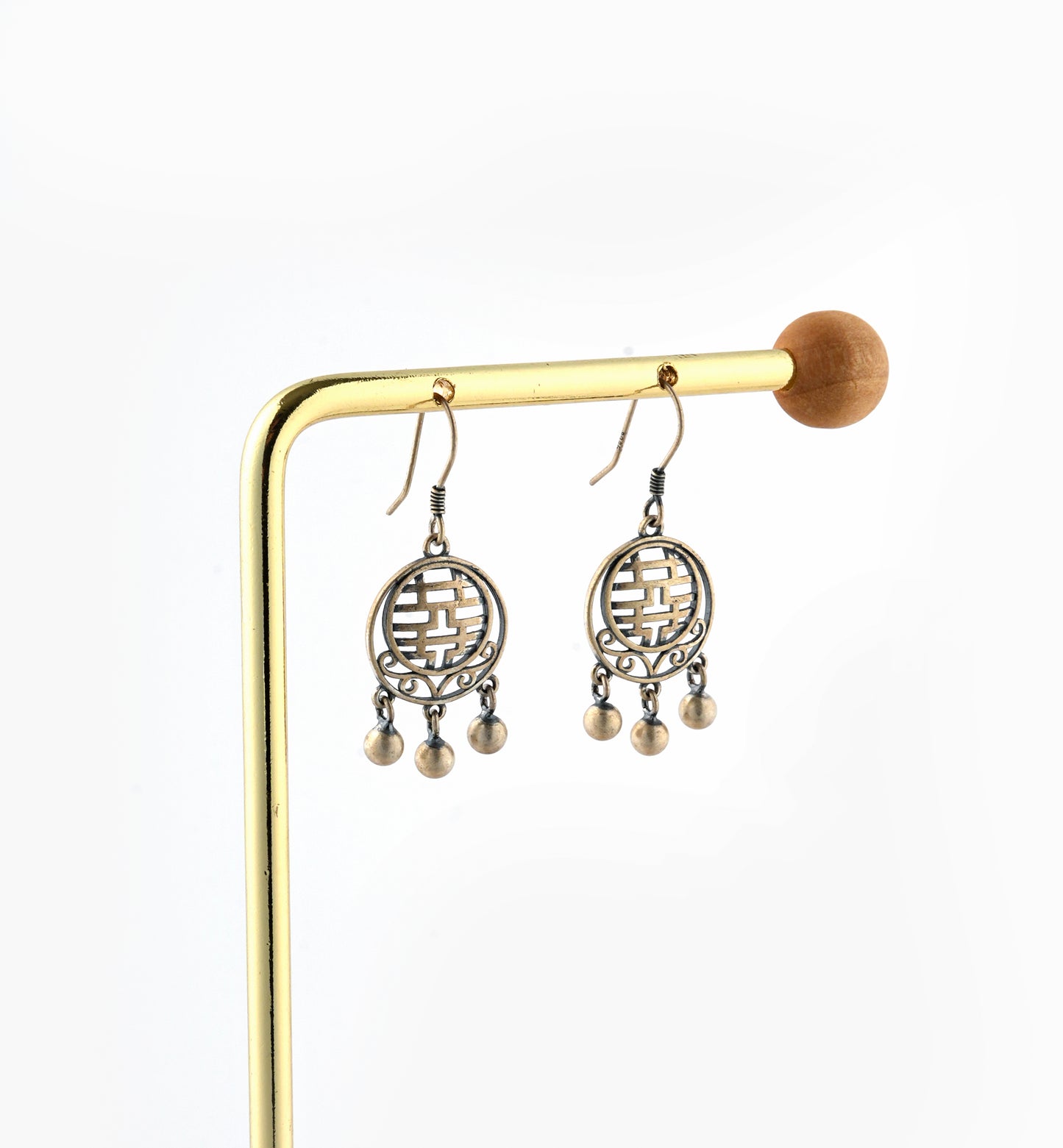 Jharokha Silver Earrings