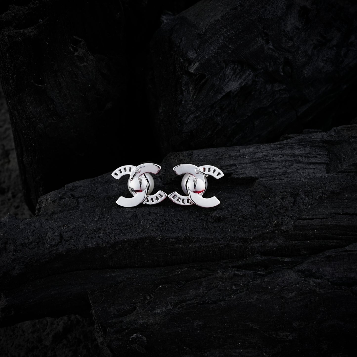 Zircon MOP Pearl Silver Earrings