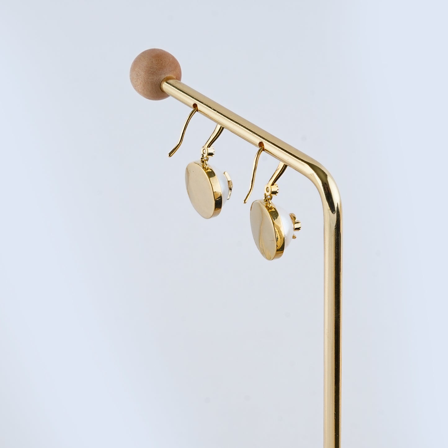 Moon And Stars Pearl Earrings