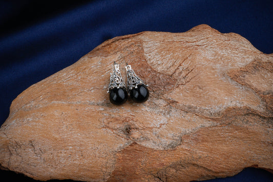 Silver Black Onyx Beauties