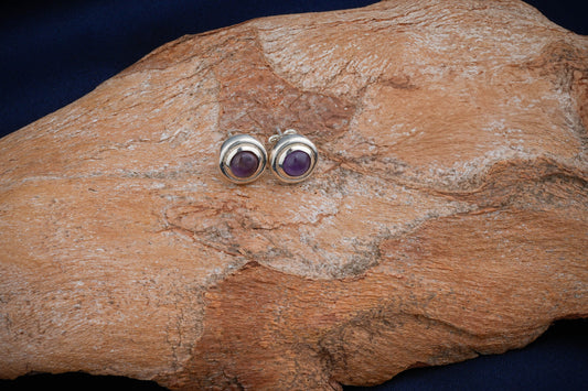 Amethyst Studs