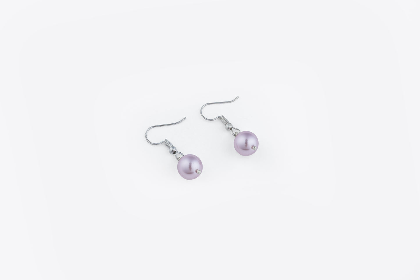 Baby Pink And Powder Blue Pearl Combo Earrings Set