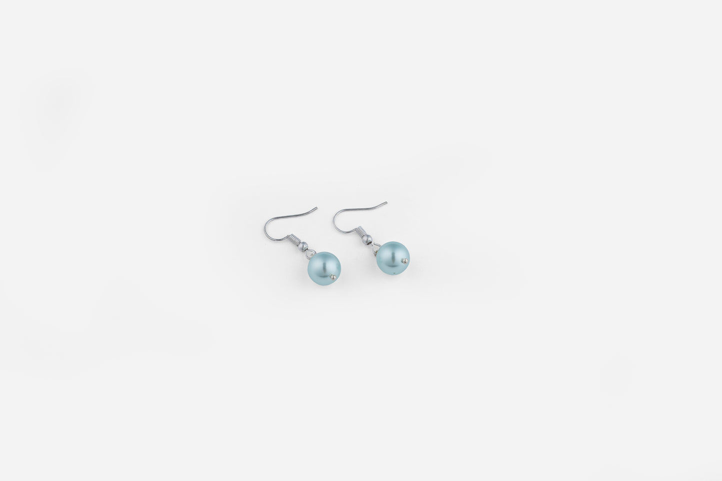 Baby Pink And Powder Blue Pearl Combo Earrings Set