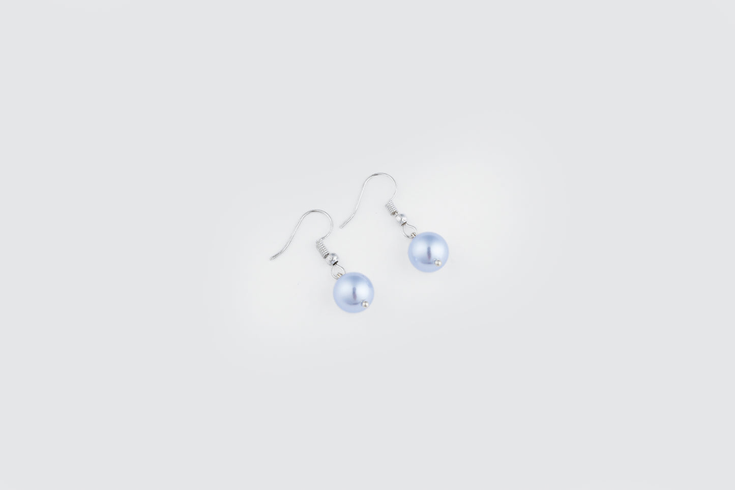 Pink And Blue Pearls Combo Earrings Set