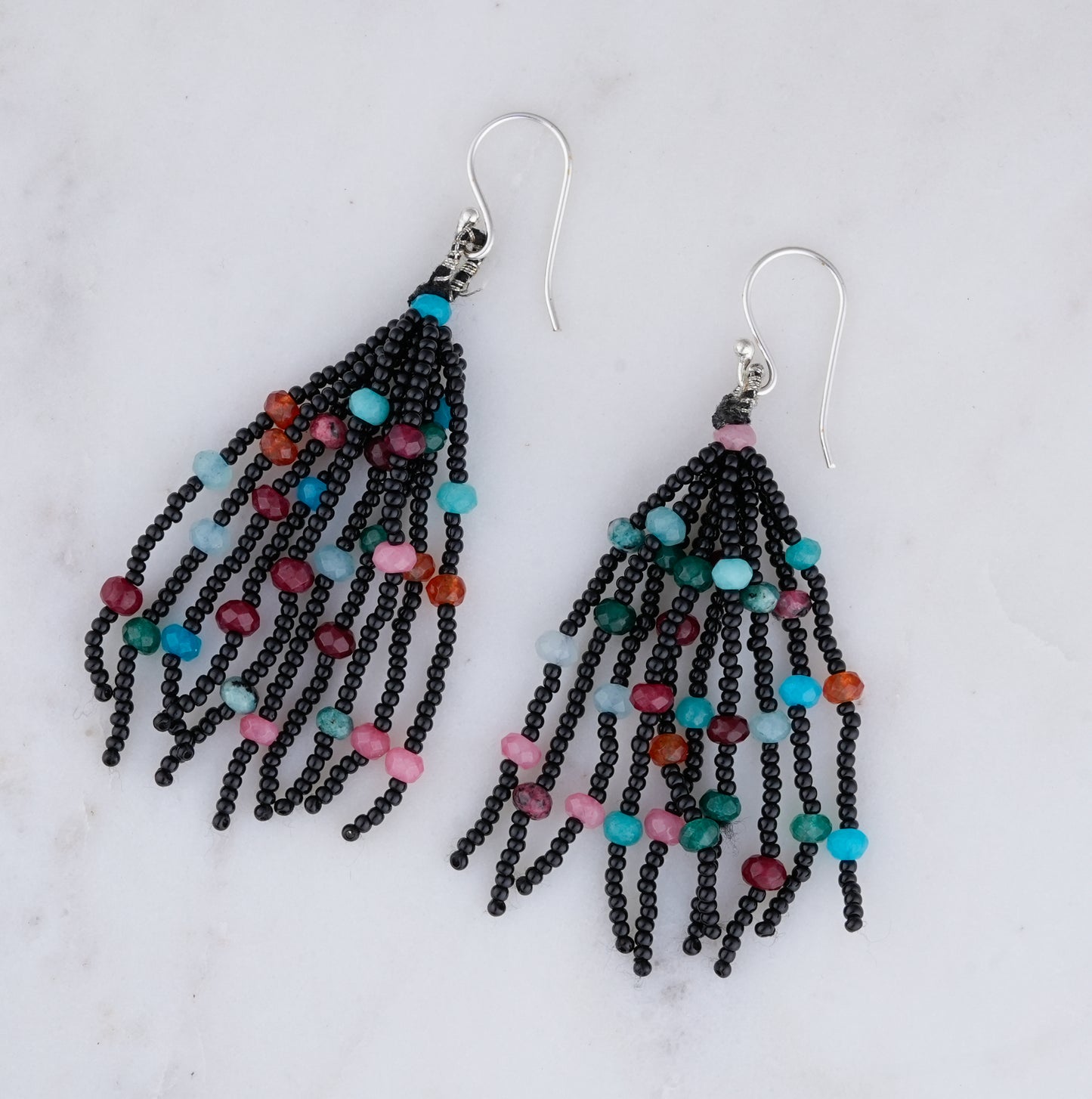 Unique Black Layered Beauty Necklace Set