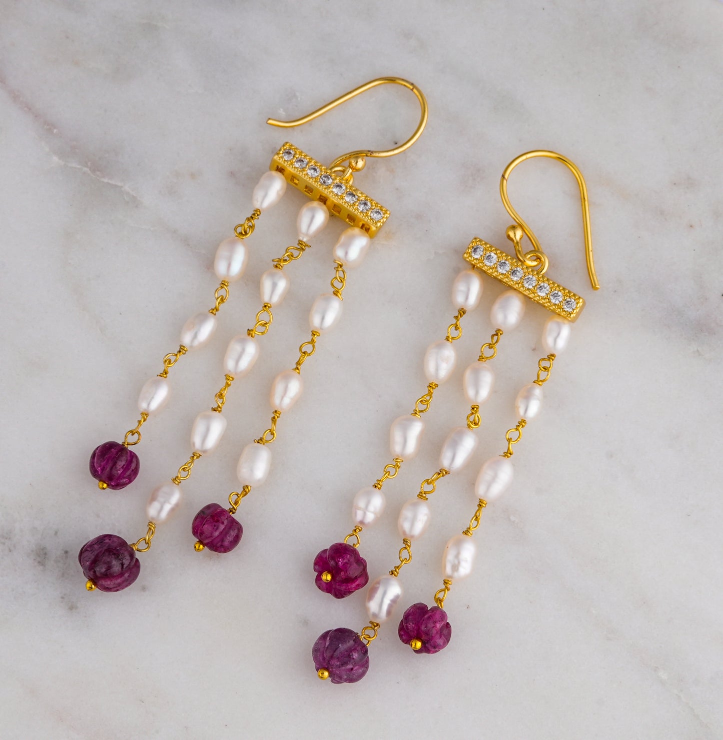 Pearl Ruby Delicate Set