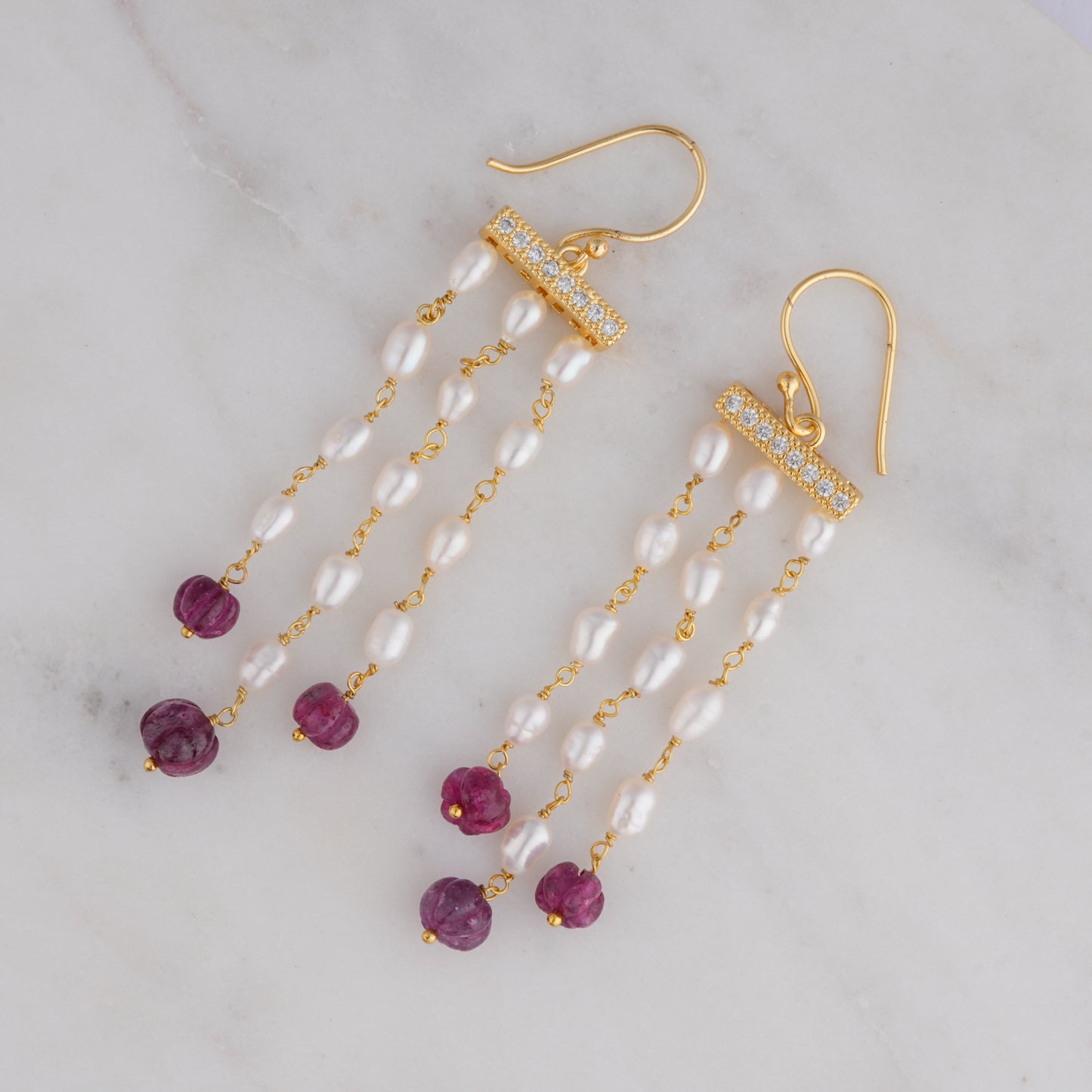 Pearl Ruby Delicate Set