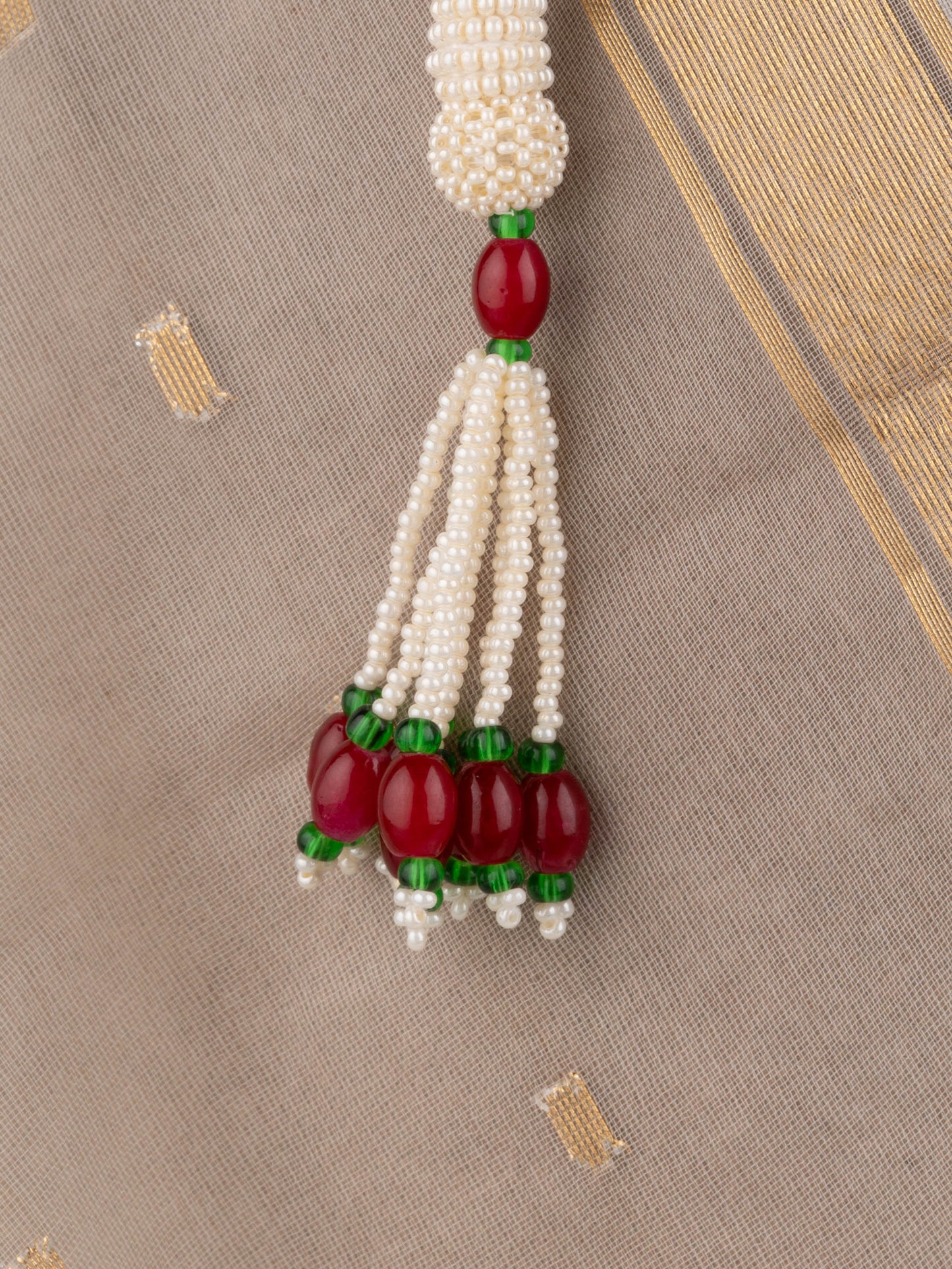 Silver Kundan Designer Choker Set