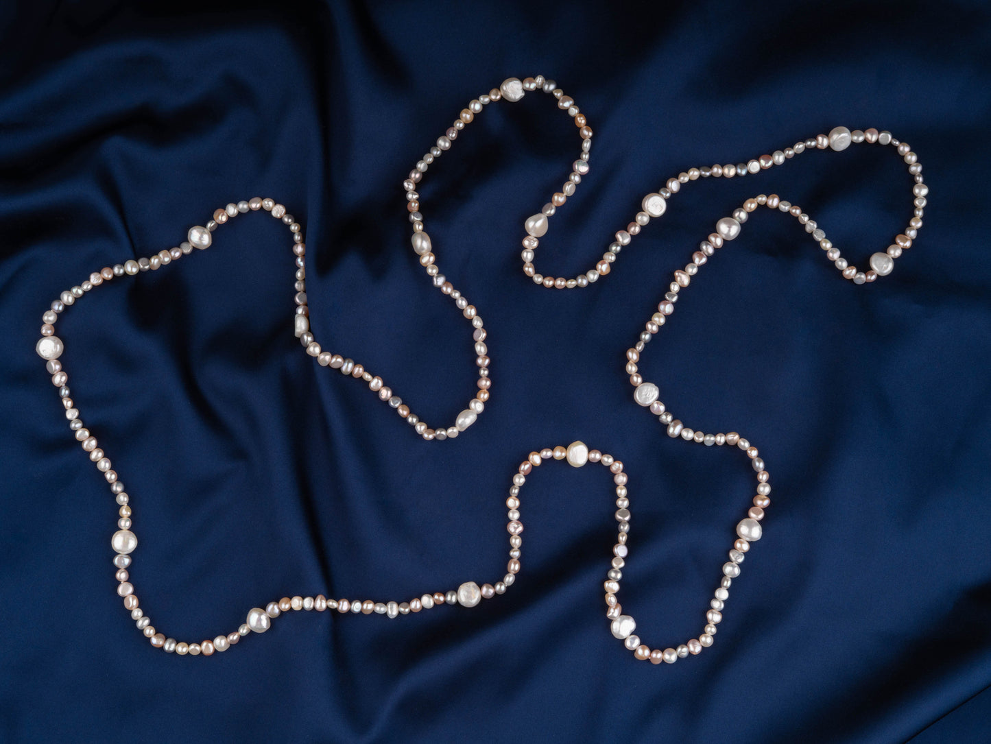 Freshwater Long Pearl Styling Necklace