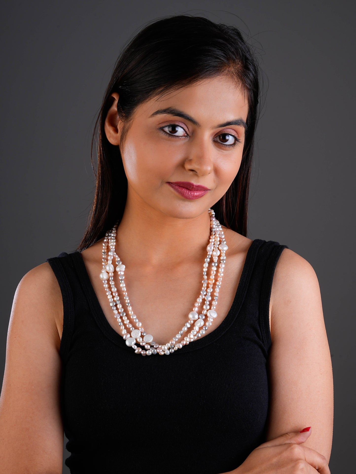 Freshwater Long Pearl Styling Necklace
