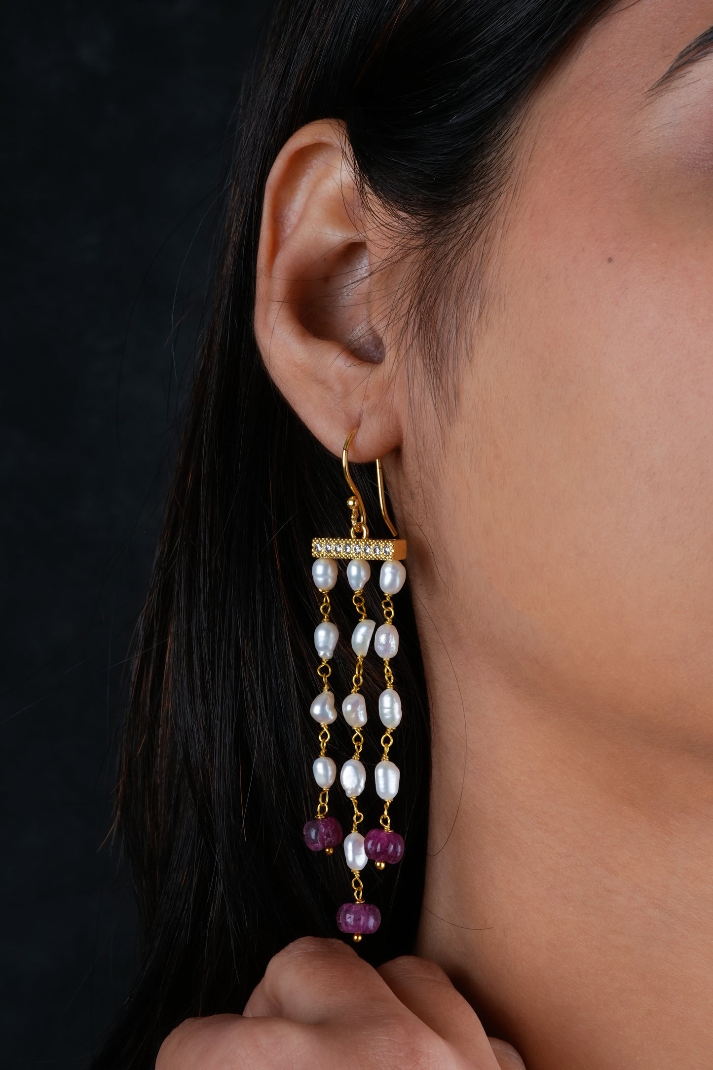 Pearl Ruby Delicate Set