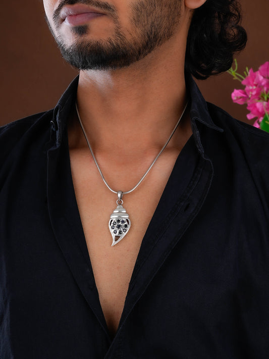 Silver Shankh Pendant