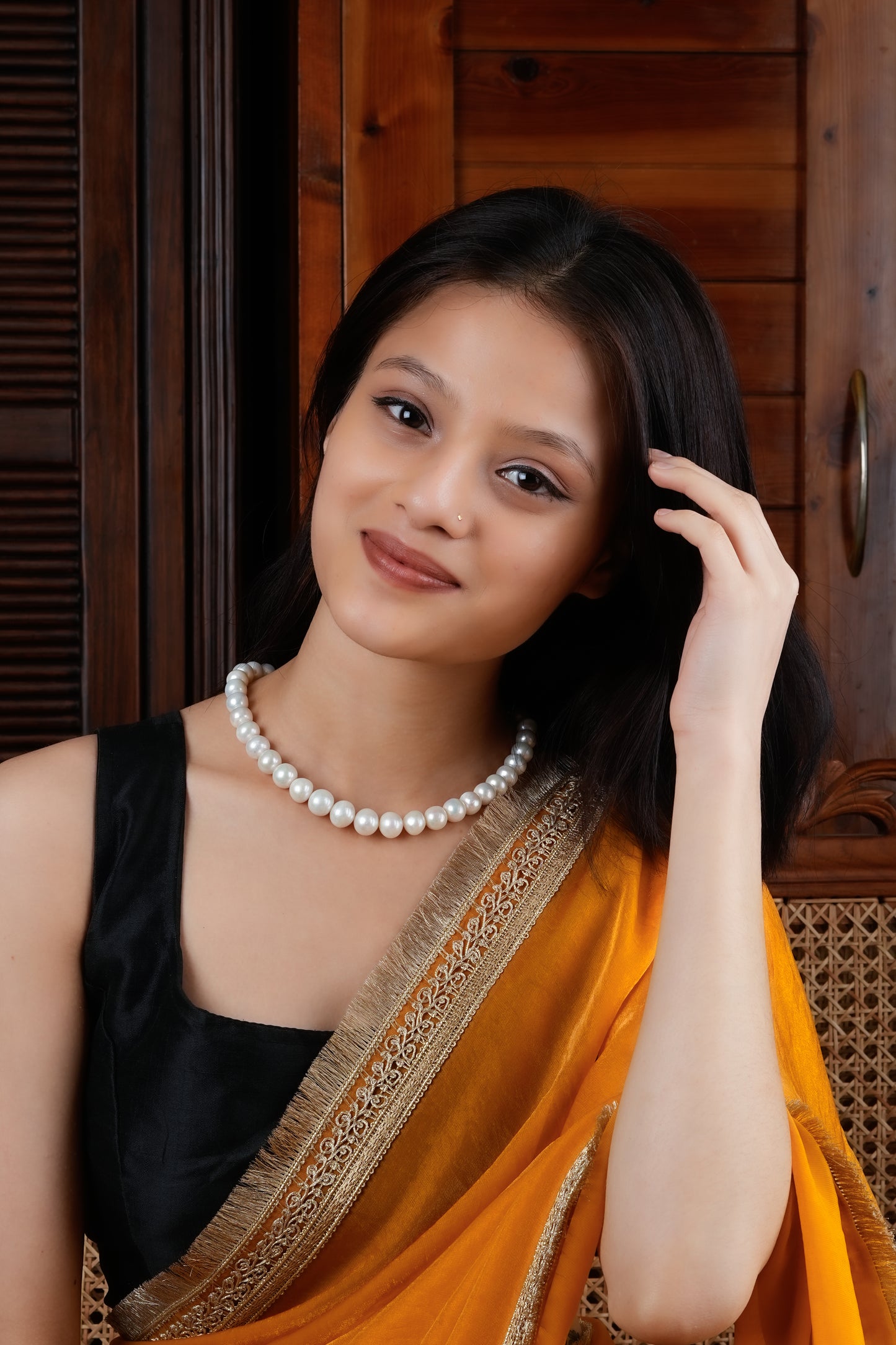 Timeless Fresh Water Graduated Pearl Chain