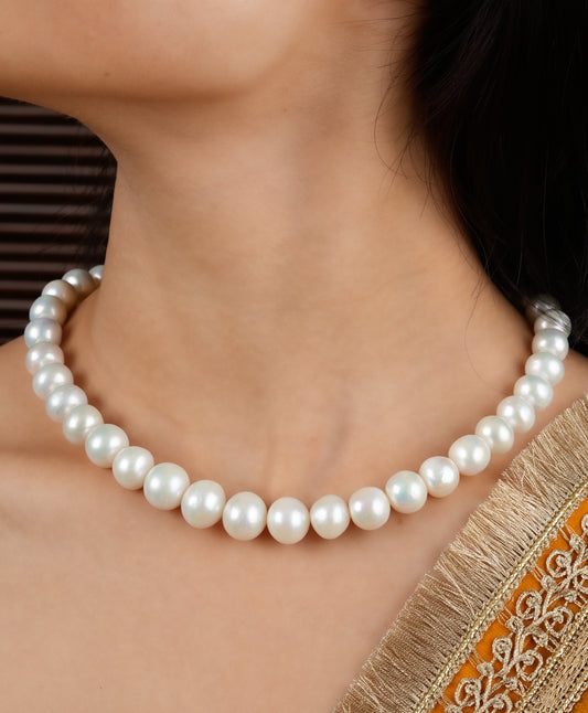 Timeless Fresh Water Graduated Pearl Chain
