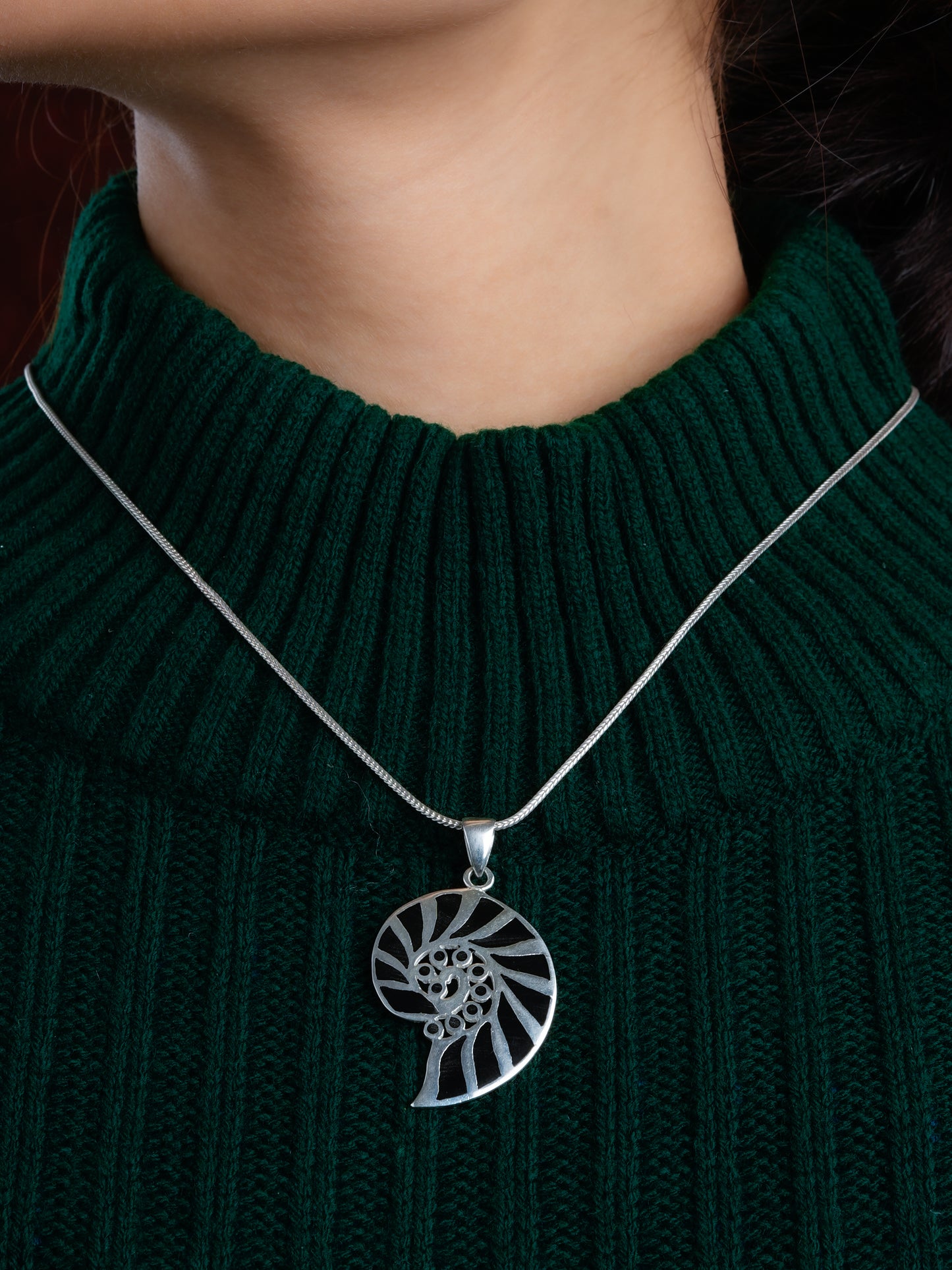 Golden Ratio Black Onyx Pendant