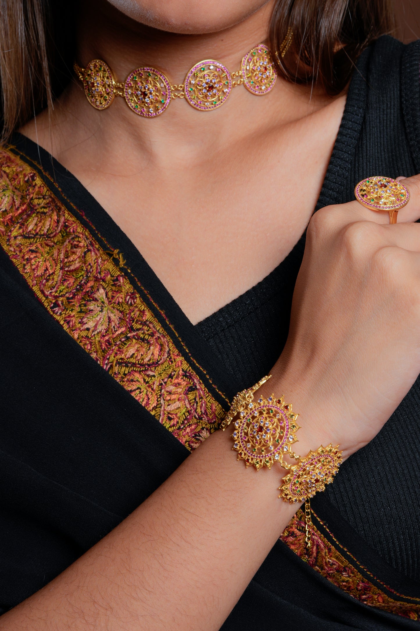 Heera Panna Bracelet