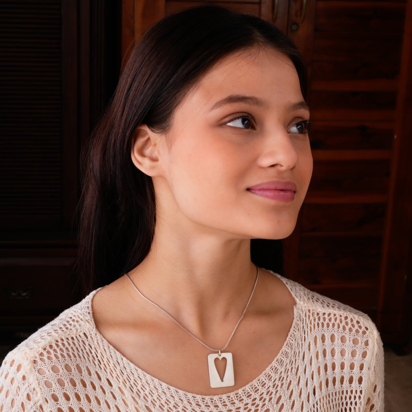 Silver Ace Of Hearts Pendant