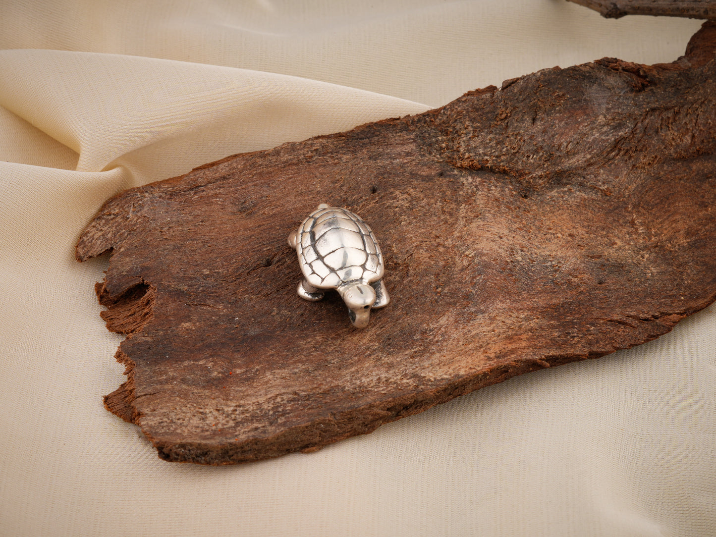 Ocean Baby Turtle Silver Pendant
