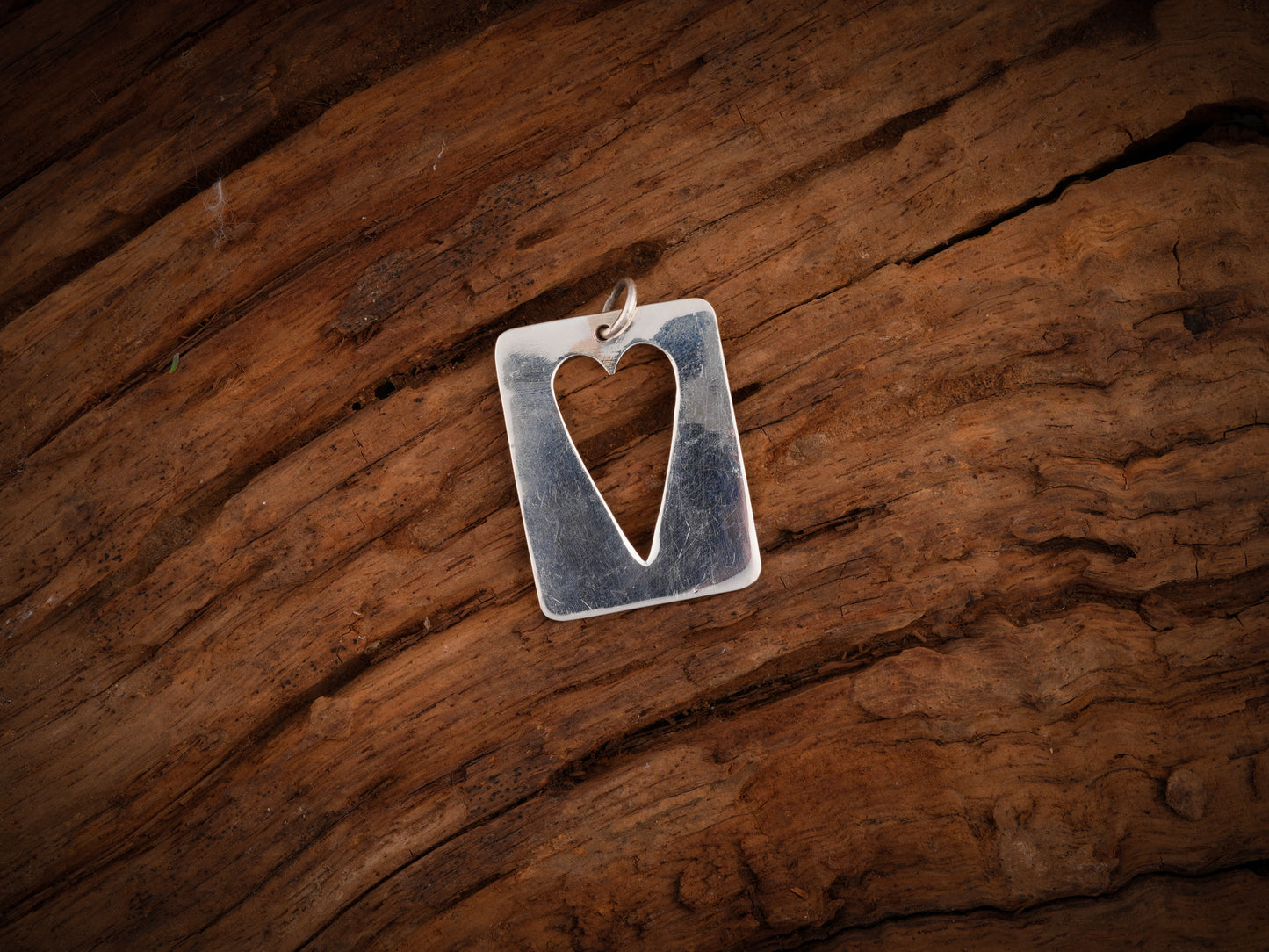 Silver Ace Of Hearts Pendant