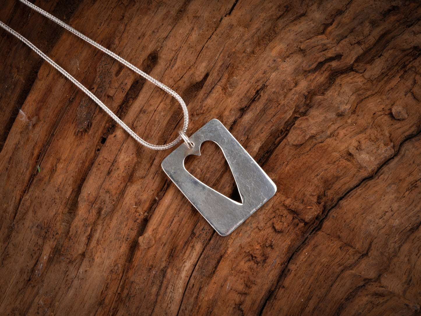 Silver Ace Of Hearts Pendant