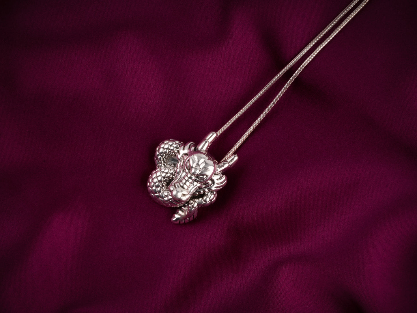 Dragon Silver Pendant