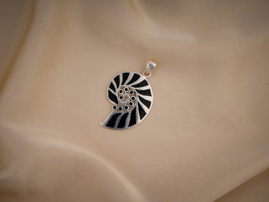 Golden Ratio Black Onyx Pendant