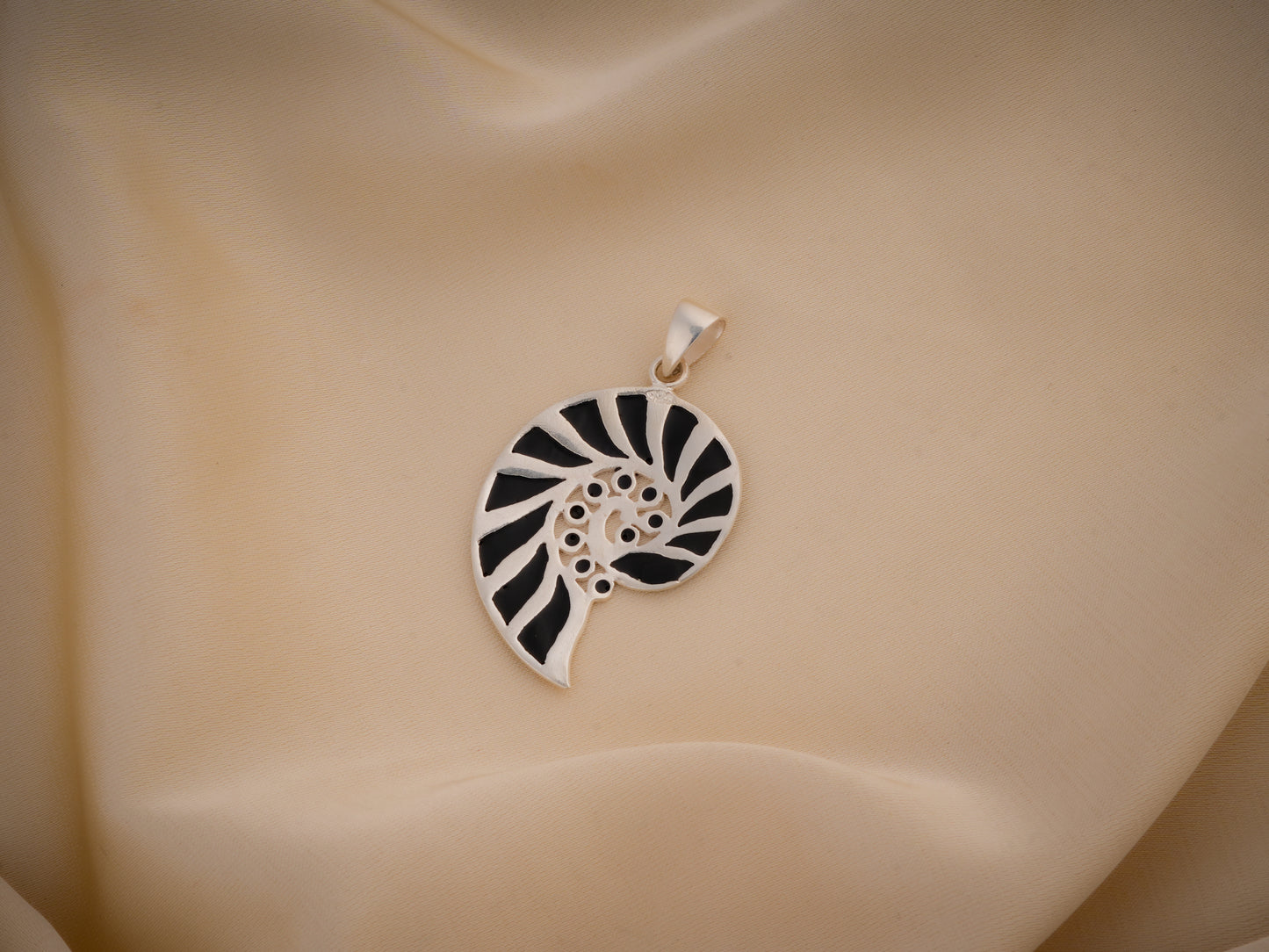 Golden Ratio Black Onyx Pendant