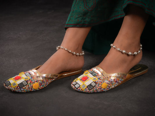 Silver Ball Beads Anklets