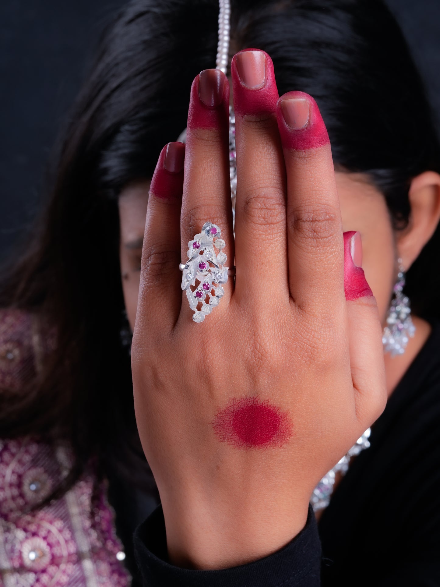 Shukriya Purani Dilli Silver Ring