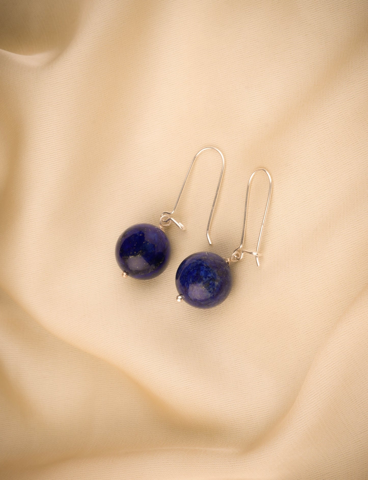 Lapis Lazuli Silver Dangler Drops