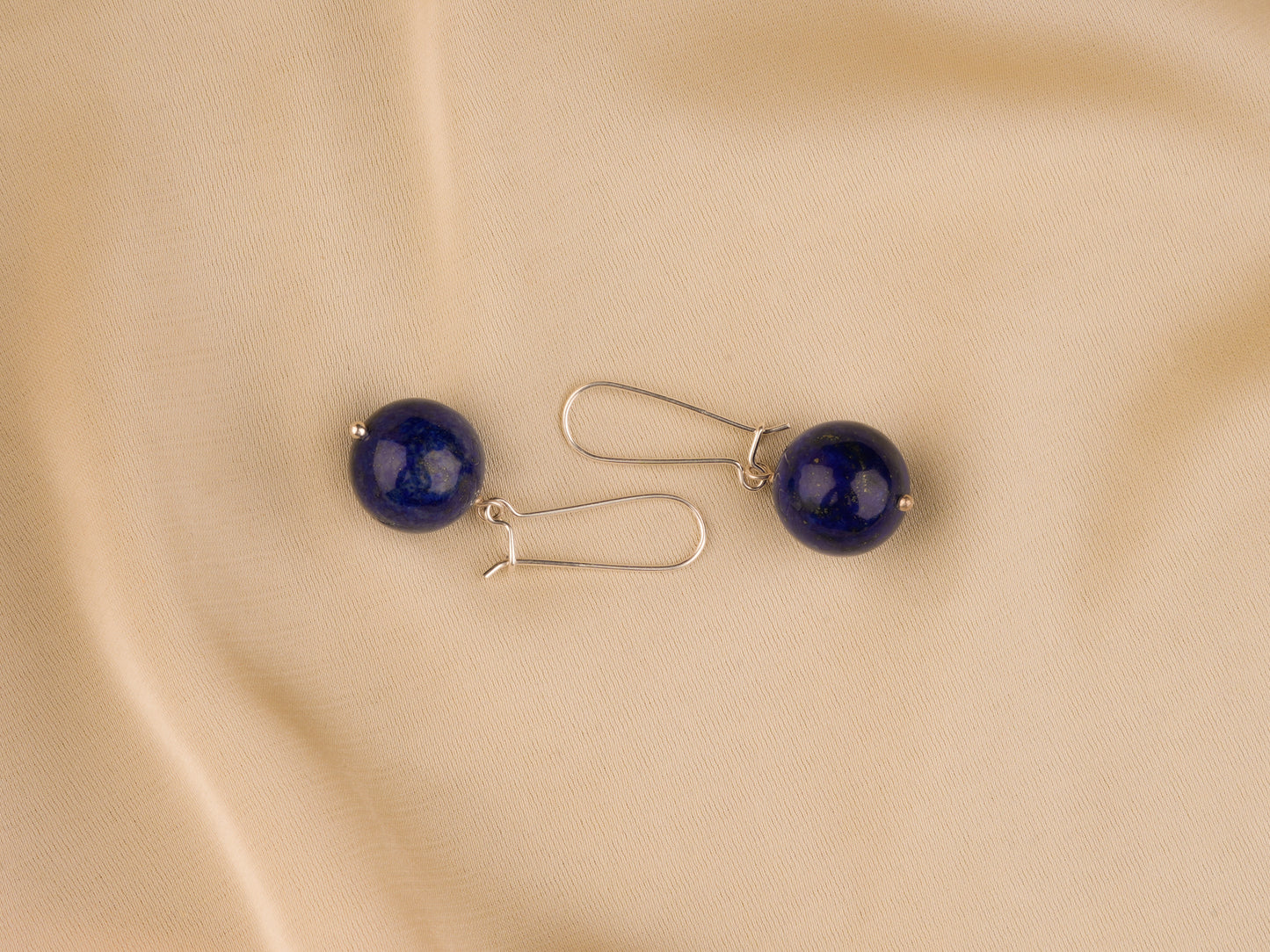 Lapis Lazuli Silver Dangler Drops