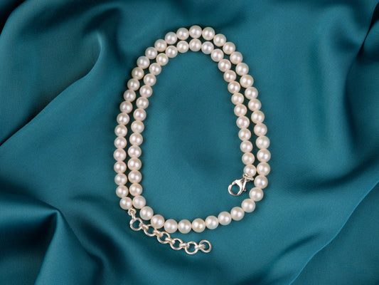 Classic Round Pearl Necklace(6 mm)