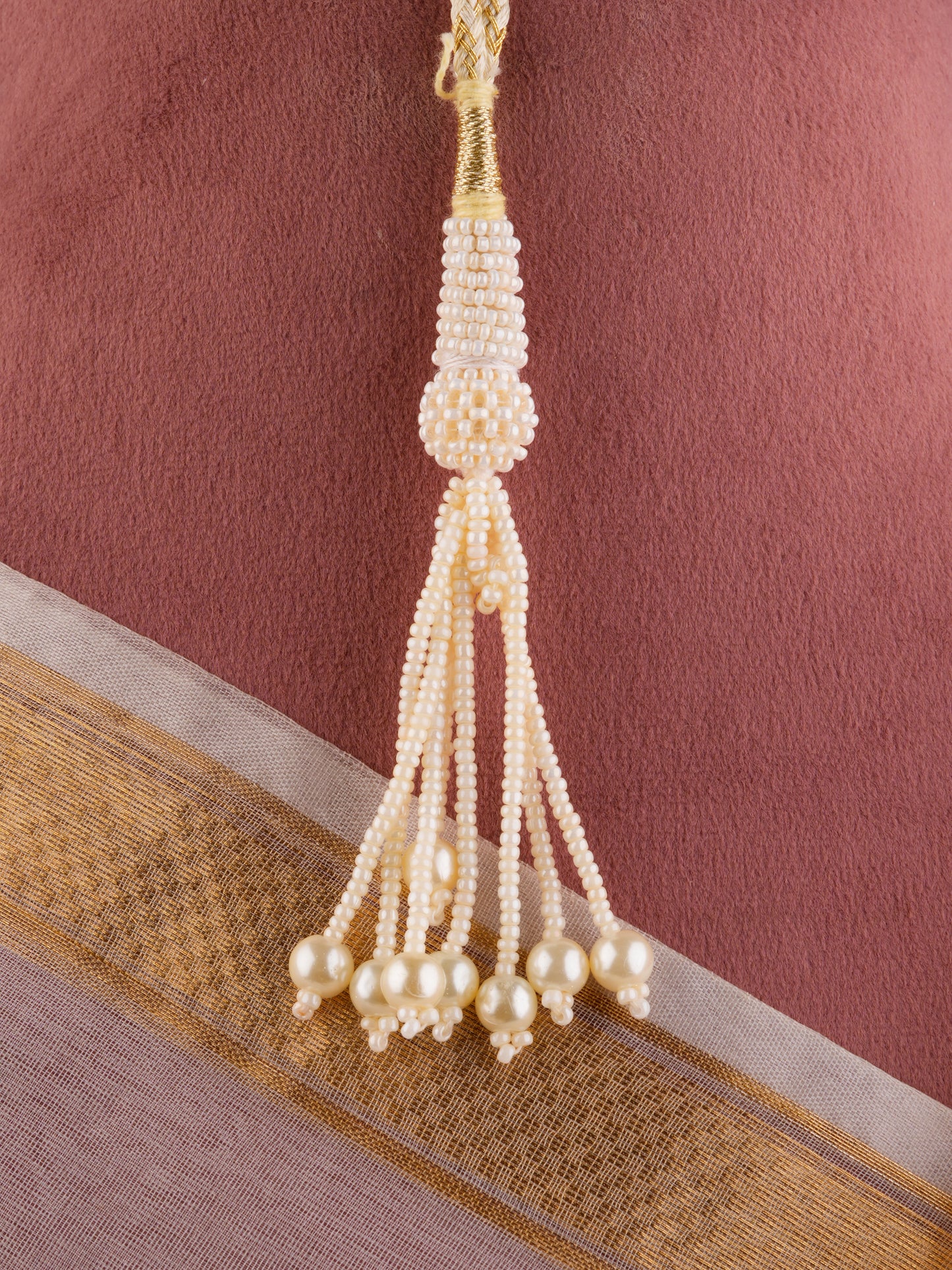 Tri Layered Freshwater Pearl Tumbles Necklace