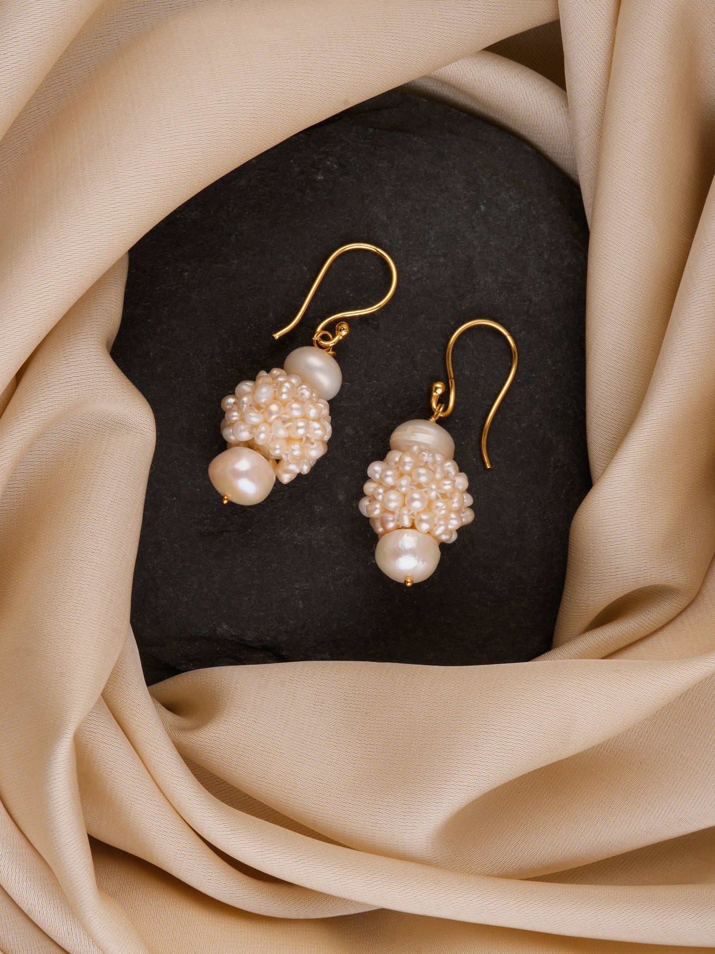Freshwater Woven Pearls Necklace Set