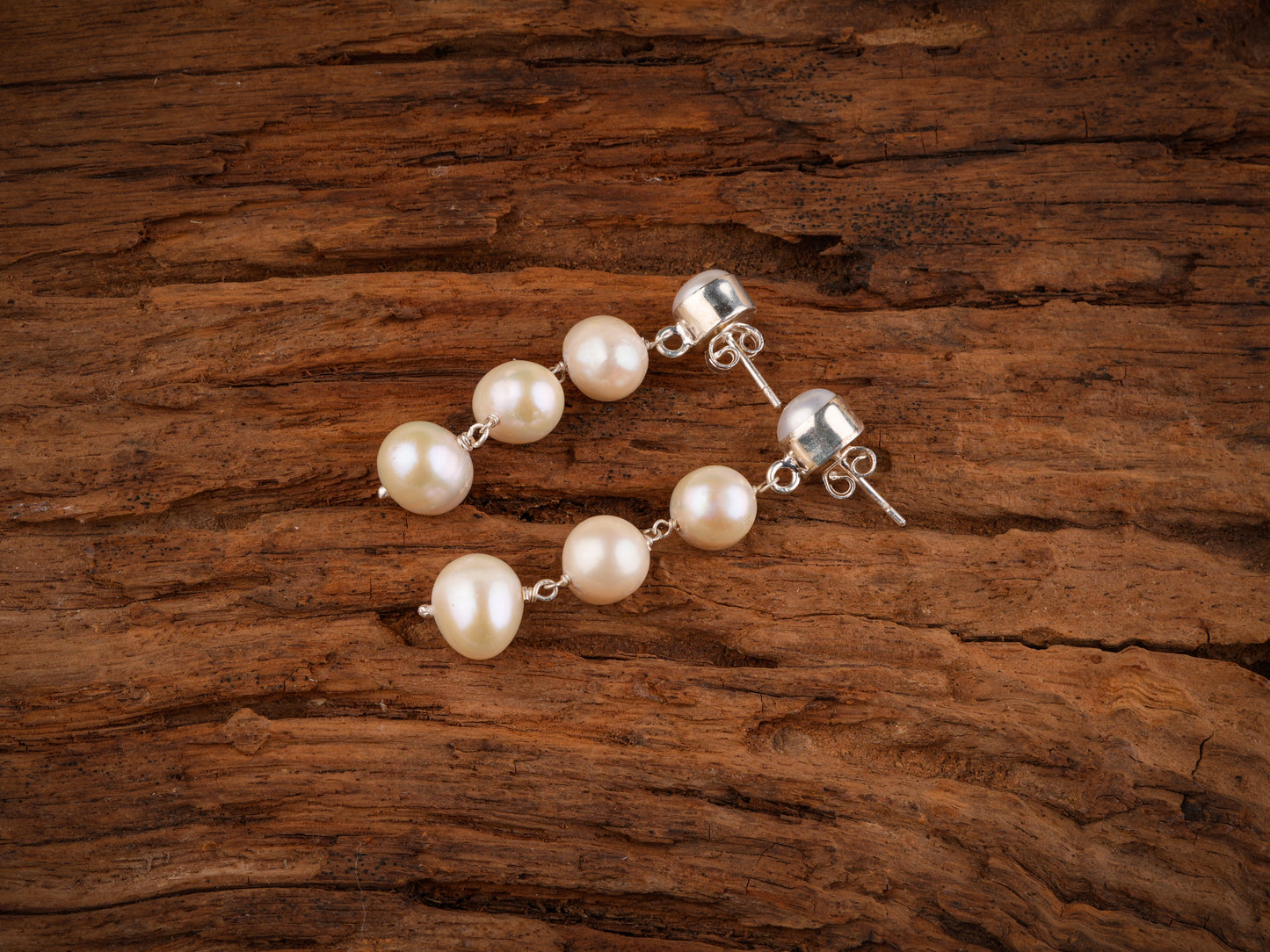 Pearl Vine Silver And Freshwater Pearls Necklace