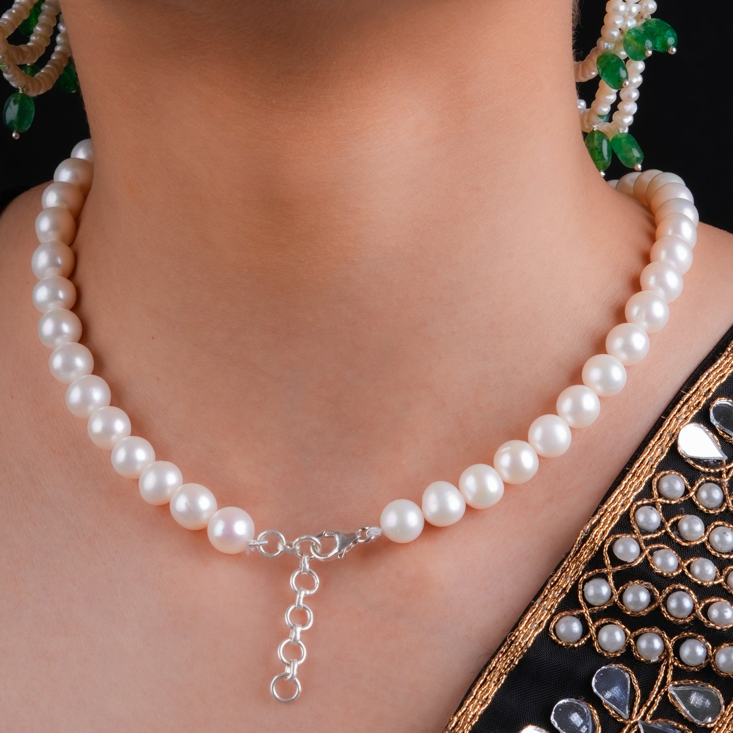 Classic AAA Round Pearl Necklace(8-9mm)
